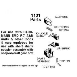 Pilot Locomotive Coupler Conversion Kit (1131)