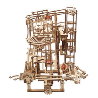 Wooden Marble Run Stepped Hoist Mechanical Model Kit