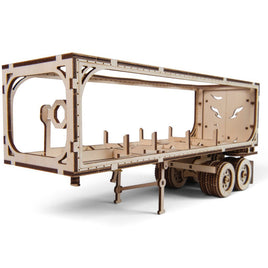 Wooden Trailer for Heavy Boy Truck VM-03 Mechanical Model Kit