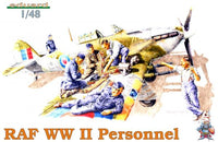 RAF WW II Personnel (1/48th Scale) Plastic Military Model Detail Kits