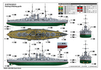 SMS Szent Istvan WWI Austro-Hungarian Dreadnough Battleship (1/350 Scale) Boat Model Kit