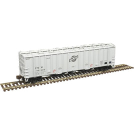 N Chicago & North Western 69985 (gray, black) 4180 Airslide Covered Hopper