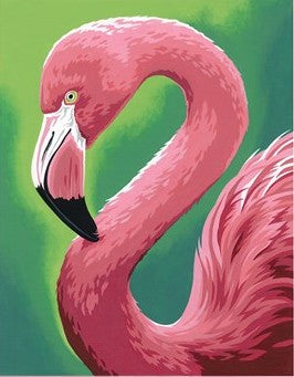 Flamingo Fun Paint By Number (11"x14")