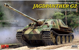 Jagdpanther G2 Sd.Kfz.173 with Interior (1/35 Scale) Plastic Military Model Kit