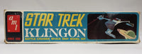 AMT #S952 Klingon Battle Cruiser Original 1966 Plastic Model Kit