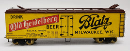 Red Ball? Blatz Beer HO Refrigerator Car, Assembled