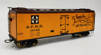 Santa Fe HO 40' "Map" Refrigerator Car, Assembled