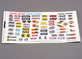 Sponsor Decal Sheet for R/C Cars