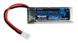 WolfPack 520 mAh 3.7V 10C LiPo Battery