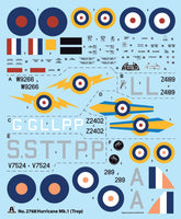 Hurricane Mk.I Trop. (1/48th Scale) Plastic Military Model kit