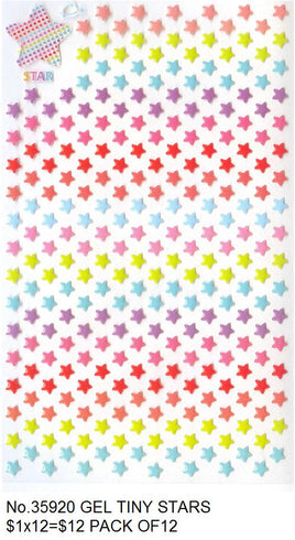 Tiny Star Gel Stickers