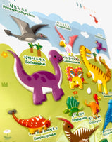 Dinosaur Puffy Stickers