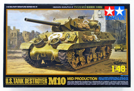 U.S. Tank Destroyer M10, Mid Production (1/48th Scale) Plastic Military Model Kit