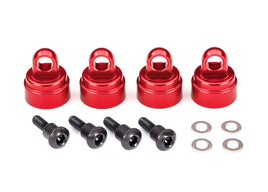 Shock caps, Aluminum (RED-anodized)