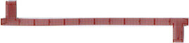 Kadee #2000 40' Apex Running Board HO Scale -- Oxide Red HO Scale