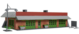 Produce Market Plastic Kit HO Scale