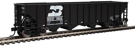 HO 50' 100-Ton 4-Bay Hopper - Ready to Run -- Burlington Northern #513932