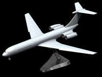 Soviet Ilyushin IL62M Passenger Airliner (1/144 Scale) Aircraft Model Kit