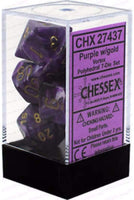 Vortex Polyhedral Purple/Gold Dice Set (7)