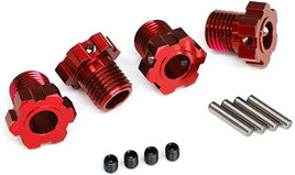 Wheel Hubs Splined, 17mm(RED-anodized)