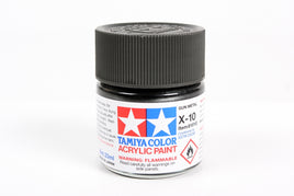 Tamiya Color X-10 Gunmetal Gloss Acrylic Paint 23mL