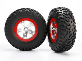 SCT Pre-Mounted Tires & Wheels With Red Beadlock