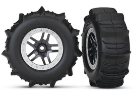 SCT Wheels SS Black Satin Paddle Tires