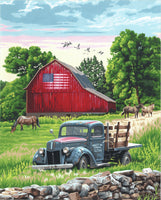 Summer Farm Paint by Number (20"x16")