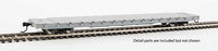 HO 60' Pullman-Standard Bulkhead Flatcar (48' IL) Ready to Run Undecorated