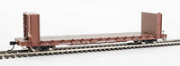 HO 60' Pullman-Standard Bulkhead Flatcar (48' IL) - Ready to Run -- Canadian National #621308