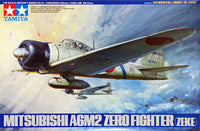 Mitsubishi A6M2 Zero Fighter (1/48 Scale) Plastic Aircraft Model Kit