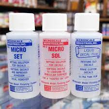 Microscale Micro Sol/Micro Set Solution/Liquid Decal Film Set