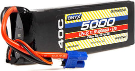 5000mAh 3S 11.1V 40C LiPo, EC3, LED