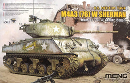 M4A3 (76) W Sherman US Medium Tank (1/35 Scale) Plastic Military Model Kit