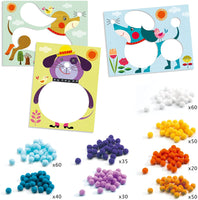 PomPom Puppies Collage Craft Kit