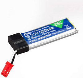 500mAh 1S 3.7V 25C LiPo Battery