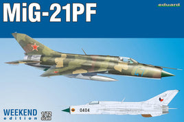 MIG-21PF Fishbed Weekend Edition (1/72 Scale) Military Aircraft Kit