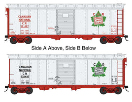 HO 40' Single-Door Steel Boxcar - Ready to Run