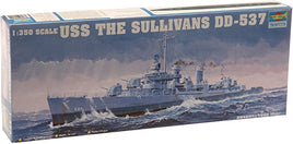 USS The Sullivans DD537 Destroyer (1/350th Scale) Plastic Military Model Kit