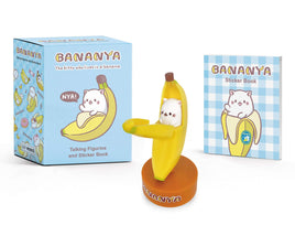 Mini Kit: Bananya: Talking Figurine and Sticker Book