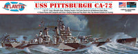 USS Pittsburgh CA72 Heavy Cruiser (1/490 Scale) Plastic Boat Model Kit