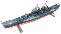 USS Pittsburgh CA72 Heavy Cruiser (1/490 Scale) Plastic Boat Model Kit