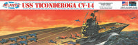 USS Ticonderoga CV-14 (1/500 Scale) Plastic Boat Model Kit