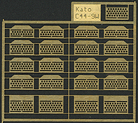 C44-9W Brass Diesel Steps For Kato Shells