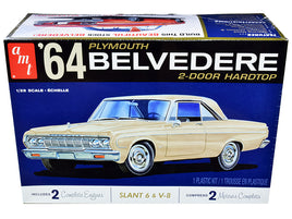 '64 Plymouth Belvedere 2-Door Hardtop (Slant 6 Engine) (1/25 Scale) Plastic Vehicle Model Kit