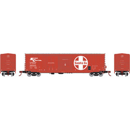 Santa Fe (ATSF) #49505 50' Combo Door Boxcar HO Scale RTR