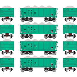 HO RTR 26' Ore Car Low Side with Load, UP/MOW #2 (4-pack)