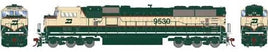 HO Scale - SD70MAC - Burlington Northern #9530 - Tsunami 2 Sound Equipped