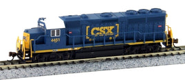 CSX Number 4451 EMD GP40 N Scale Locomotive