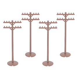 Telephone Poles (12) HO Scale